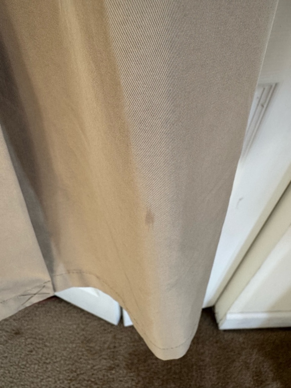 GAP Khaki Double-Breasted Trench Coat with Belt - Picture 13 of 16